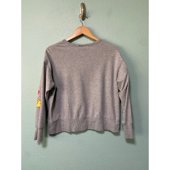 Disney Parks Disneyland Women's Grey Long Sleeve Mickey Mouse Pullover Sweater M - Picture 4 of 8
